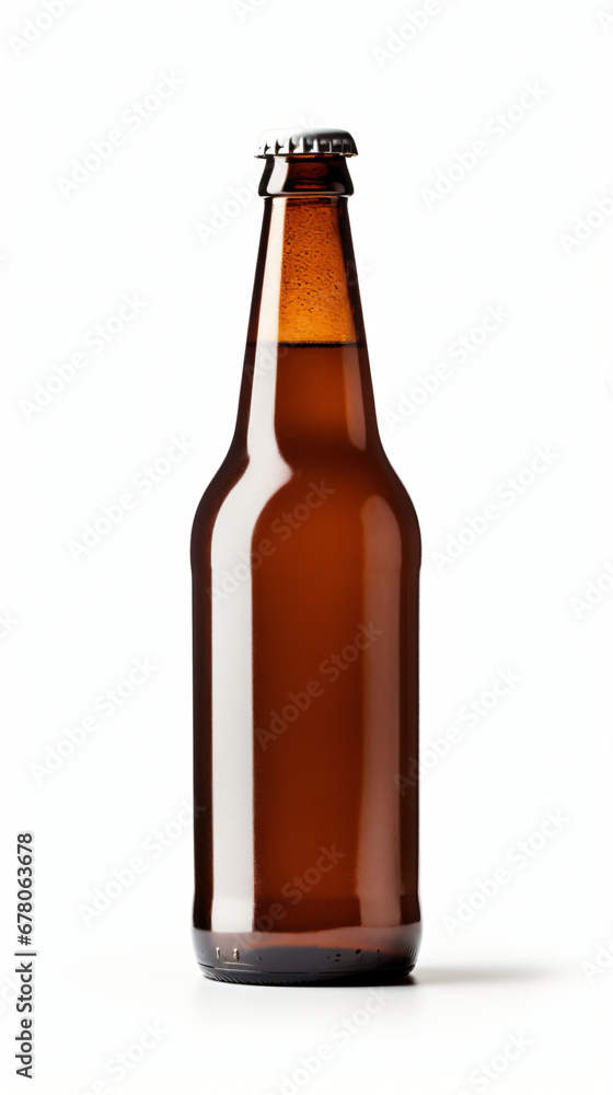 Brown bottle of beer