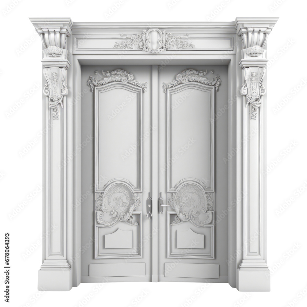 Fototapeta premium Doors PNG Cutout, Generative AI