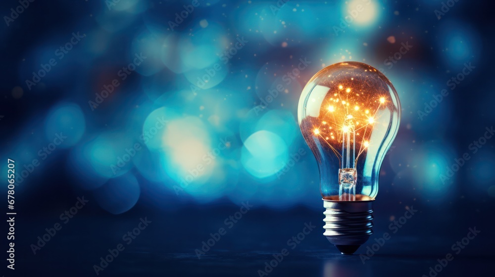 Bulb In Bokeh Effect Bulb In Bokeh Effect