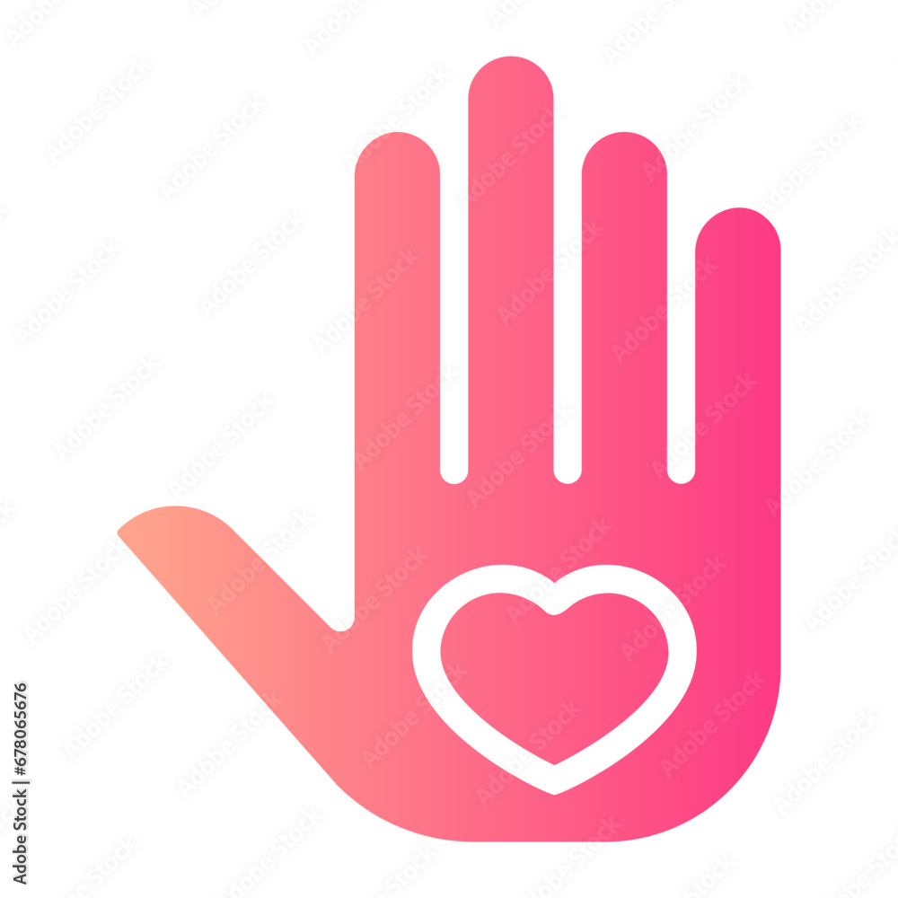 volunteer gradient icon volunteer gradient icon