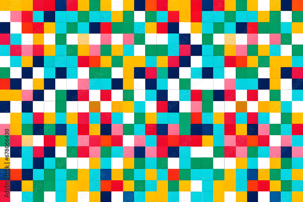 Seamless Pattern of geometric shapes Seamless Pattern of geometric shapes