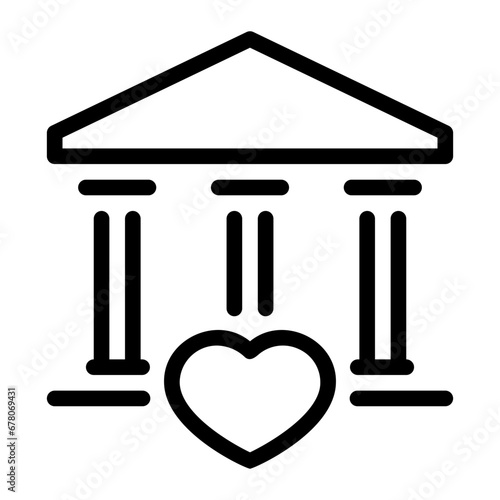 bank line icon