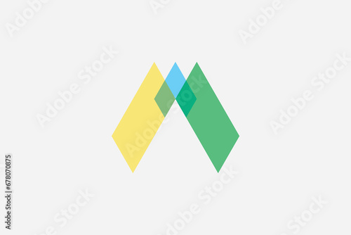 Letter M logo design illustration vector template Free Download Letter M logo design illustration vector template - GFXLoad