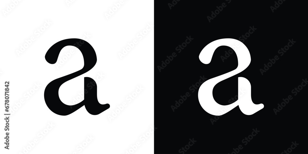 letter a monogram vector logo design letter a monogram vector logo design