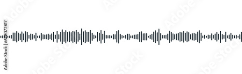 podcast sound waveform pattern for radio audio  music player  video editor  voise message in social media chats  voice assistant  recorder. vector illustration