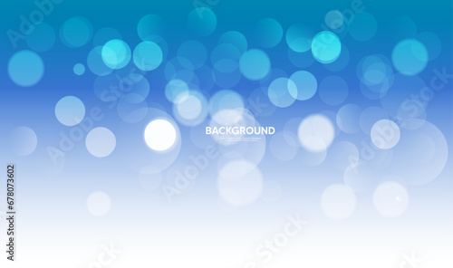 Abstract blue background, abstract christmas background, Blue bokech photo