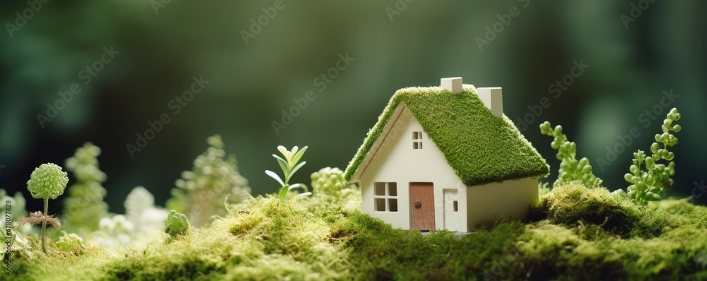 A Small House On A Mossy Hill A Small House On A Mossy Hill