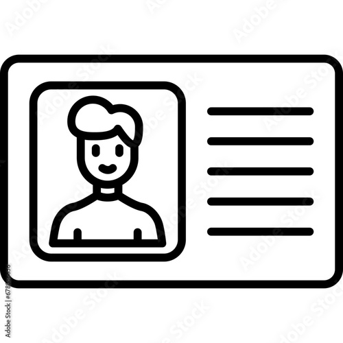 Driving License Icon