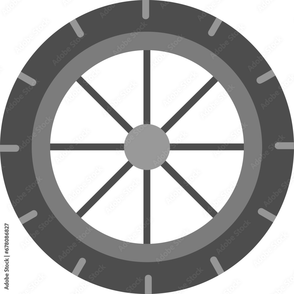 Obraz premium Wheel Icon