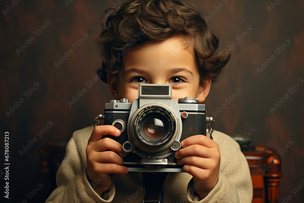 Capturing Joy: Happy Young Photographer Beaming with a Smile, Radiating Enthusiasm for the Craft and the Moment Captured Capturing Joy: Happy Young Photographer Beaming with a Smile, Radiating Enthusiasm for the Craft and the Moment Captured