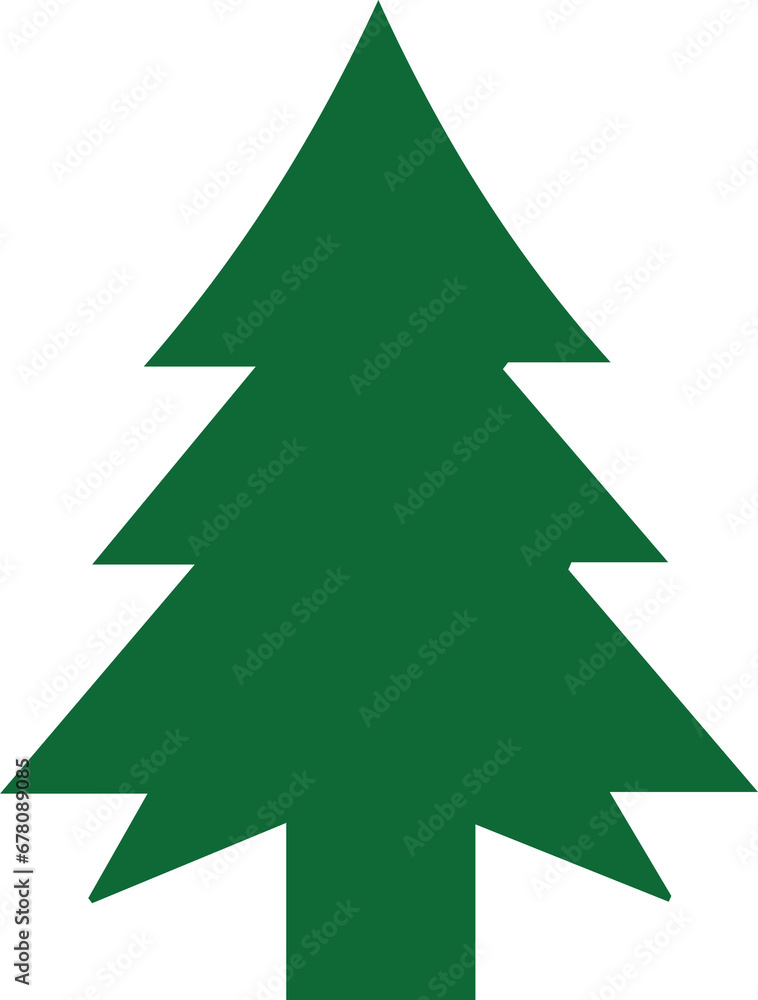 Christmas tree with transparent background Christmas tree with transparent background