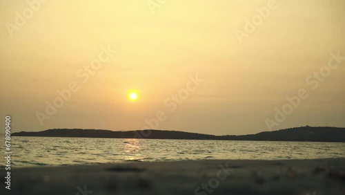 Sunset On The Beach Time-Lapse