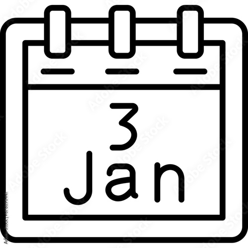 January 3 Icon