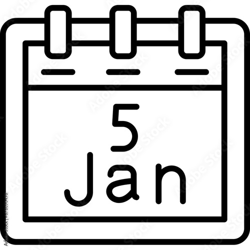 January 5 Icon