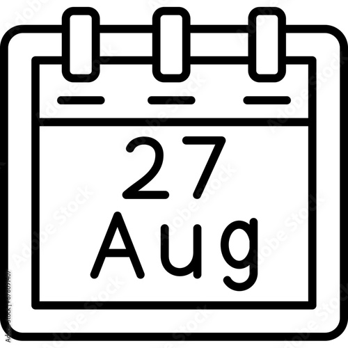 August 27 Icon