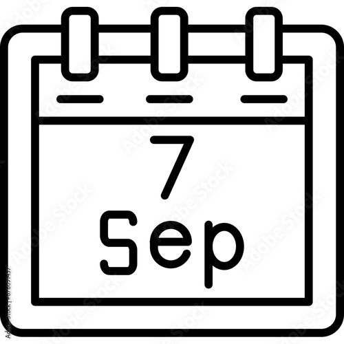 September 7 Icon