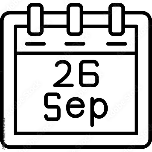 September 26 Icon