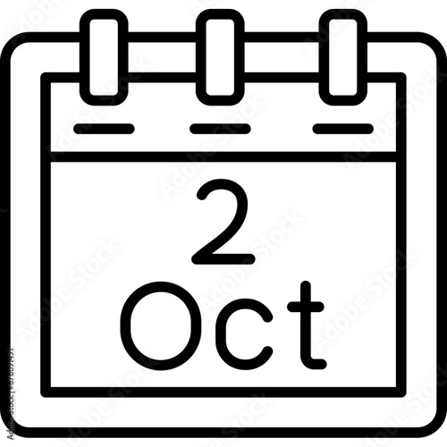October 2 Icon