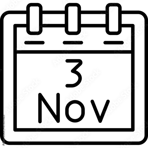 November 3 Icon