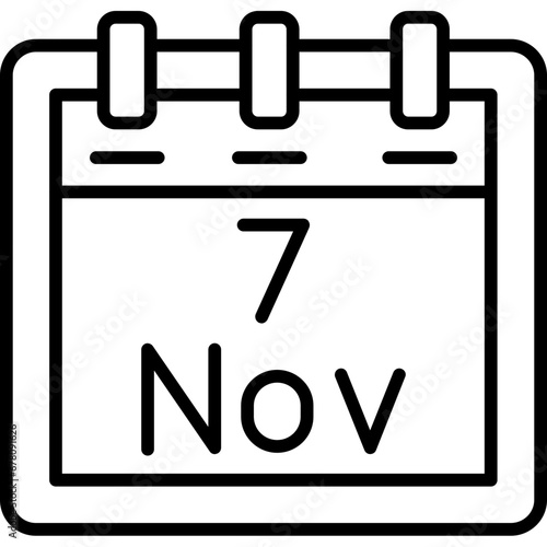 November 7 Icon