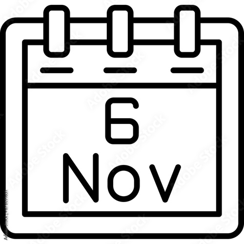November 6 Icon