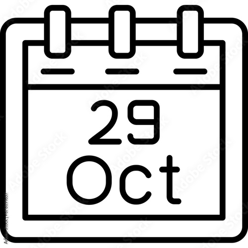 October 29 Icon