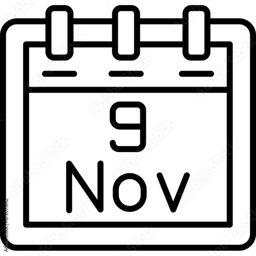 November 9 Icon