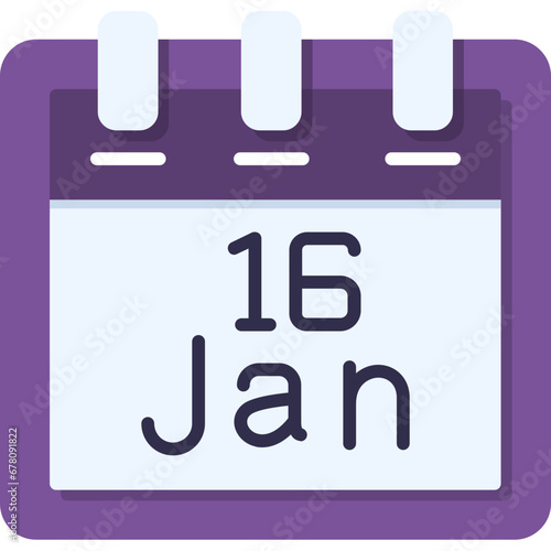 January 16 Icon