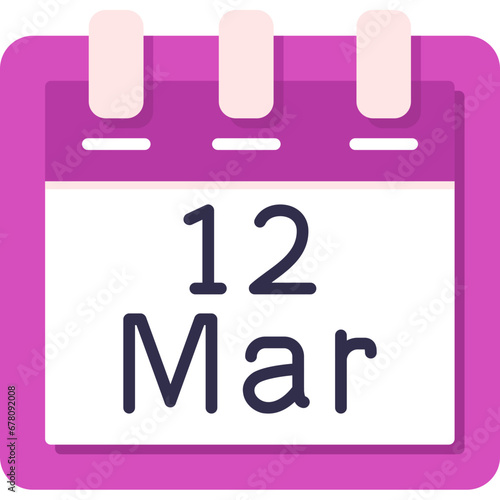 March 12 Icon
