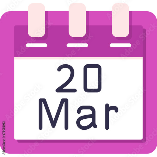 March 20 Icon