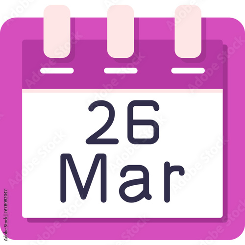 March 26 Icon