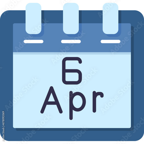 April 6 Icon