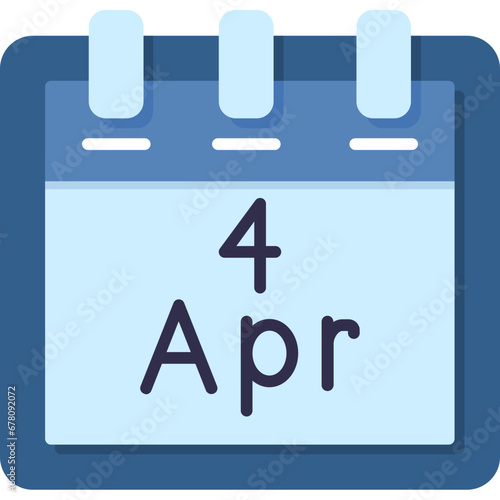 April 4 Icon