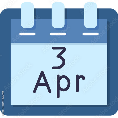 April 3 Icon