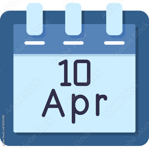 April 10 Icon