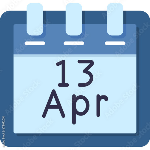 April 13 Icon
