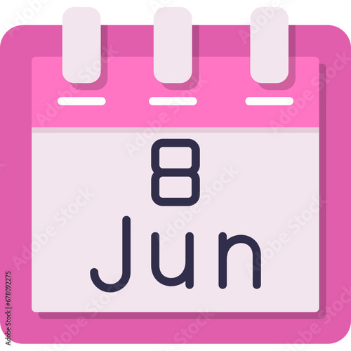 June 8 Icon