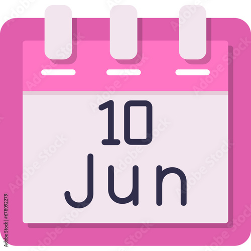 June 10 Icon