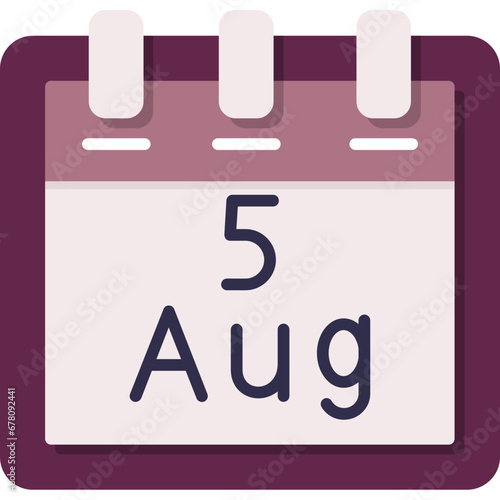 August 5 Icon