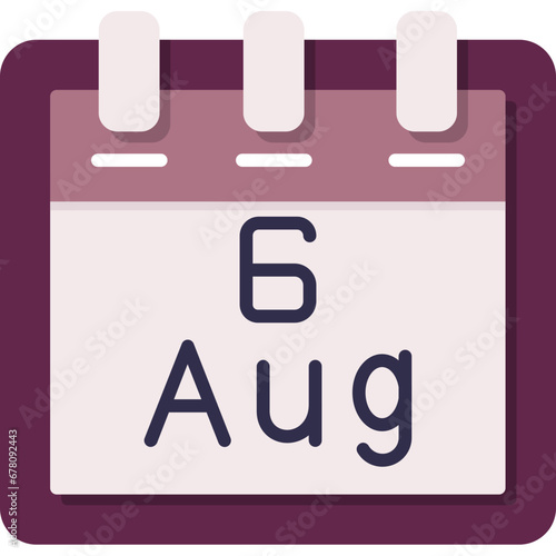 August 6 Icon