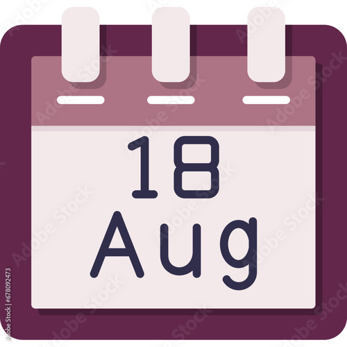 August 18 Icon