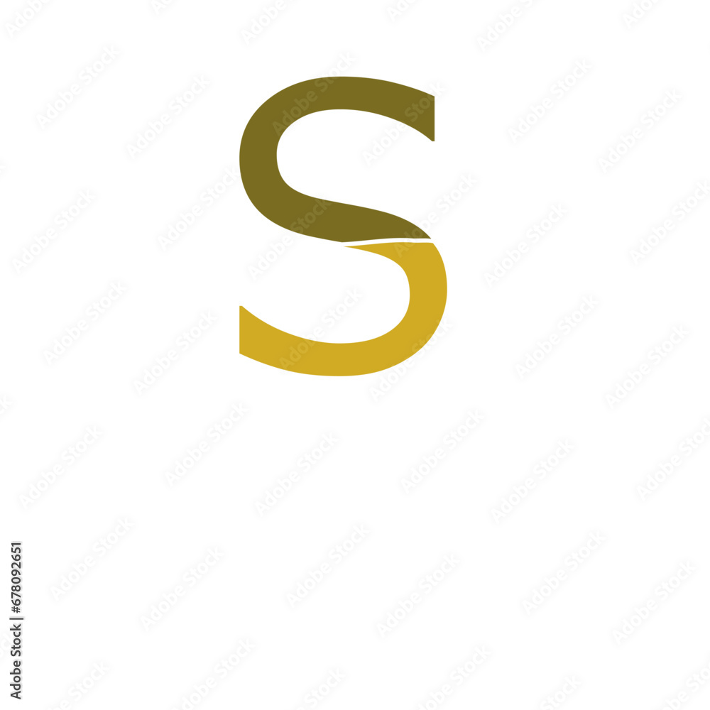 Letter S C logo design. creative minimal monochrome monogram symbol. Universal elegant vector emblem. Premium business logotype. Graphic alphabet symbol