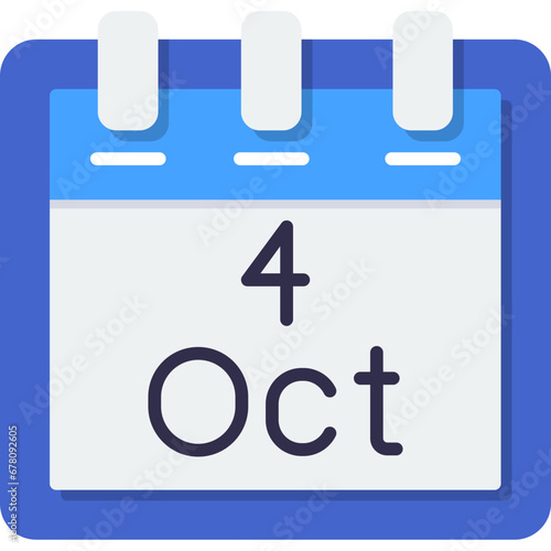 October 4 Icon