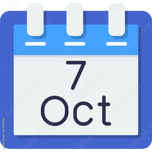 October 7 Icon