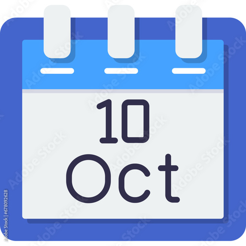 October 10 Icon