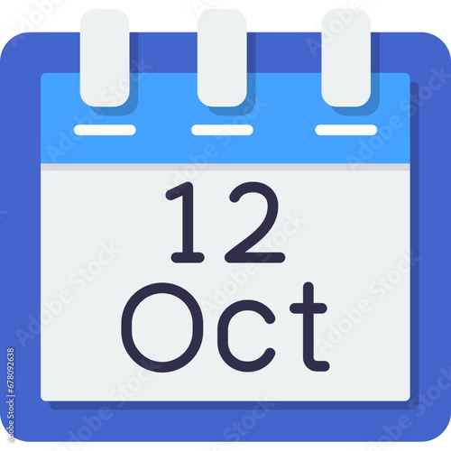 October 12 Icon