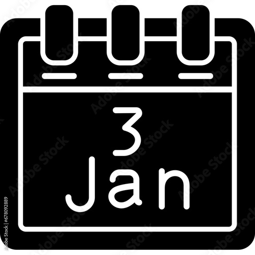 January 3 Icon