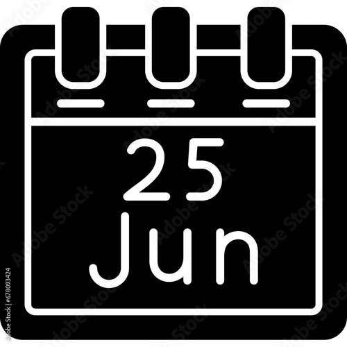 June 25 Icon