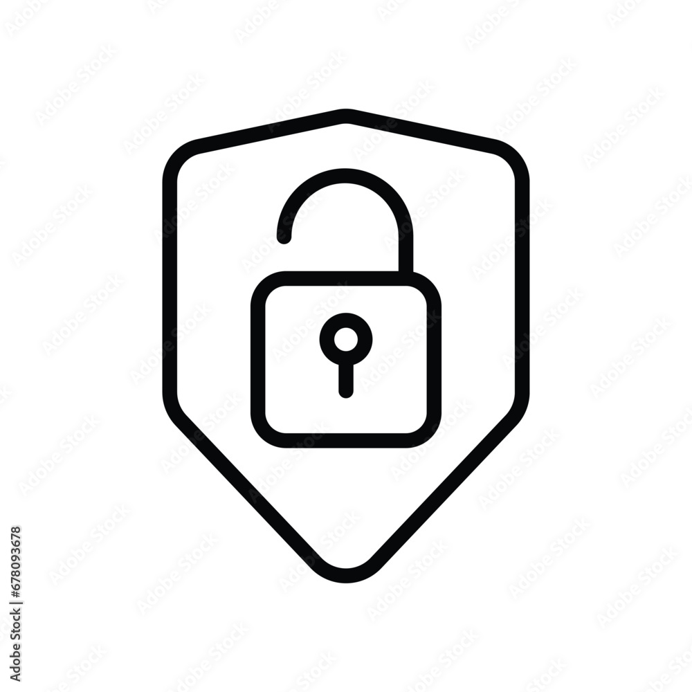 Secure icon isolate white background vector stock illustration. Secure icon isolate white background vector stock illustration.
