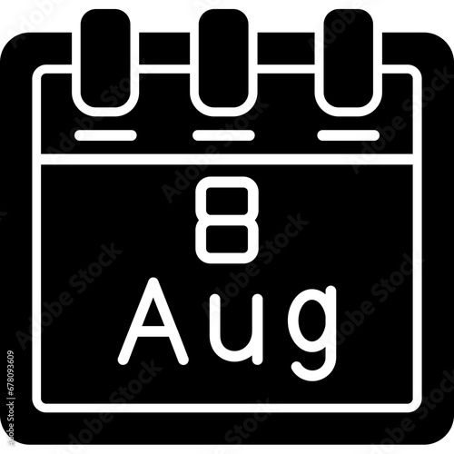 August 8 Icon